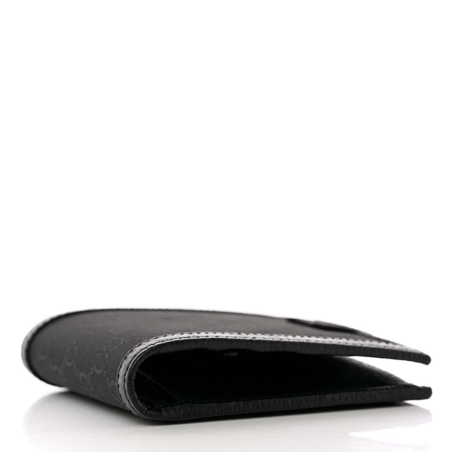 Gucci Nylon Monogram Bi-Fold Wallet Black 4 of 10
