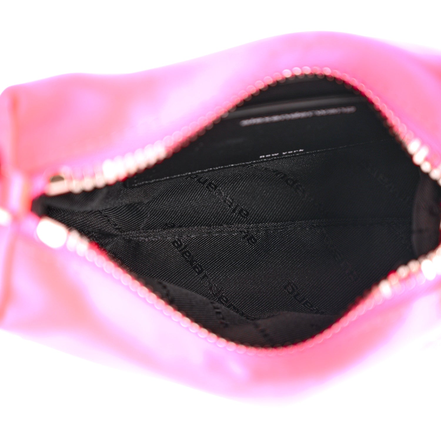 Alexander Wang Satin Crystal Heiress Pouch Pink 5 of 10