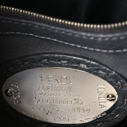Fendi Cuoio Romano Selleria Lei Boston Tote Asfalto 6 of 9