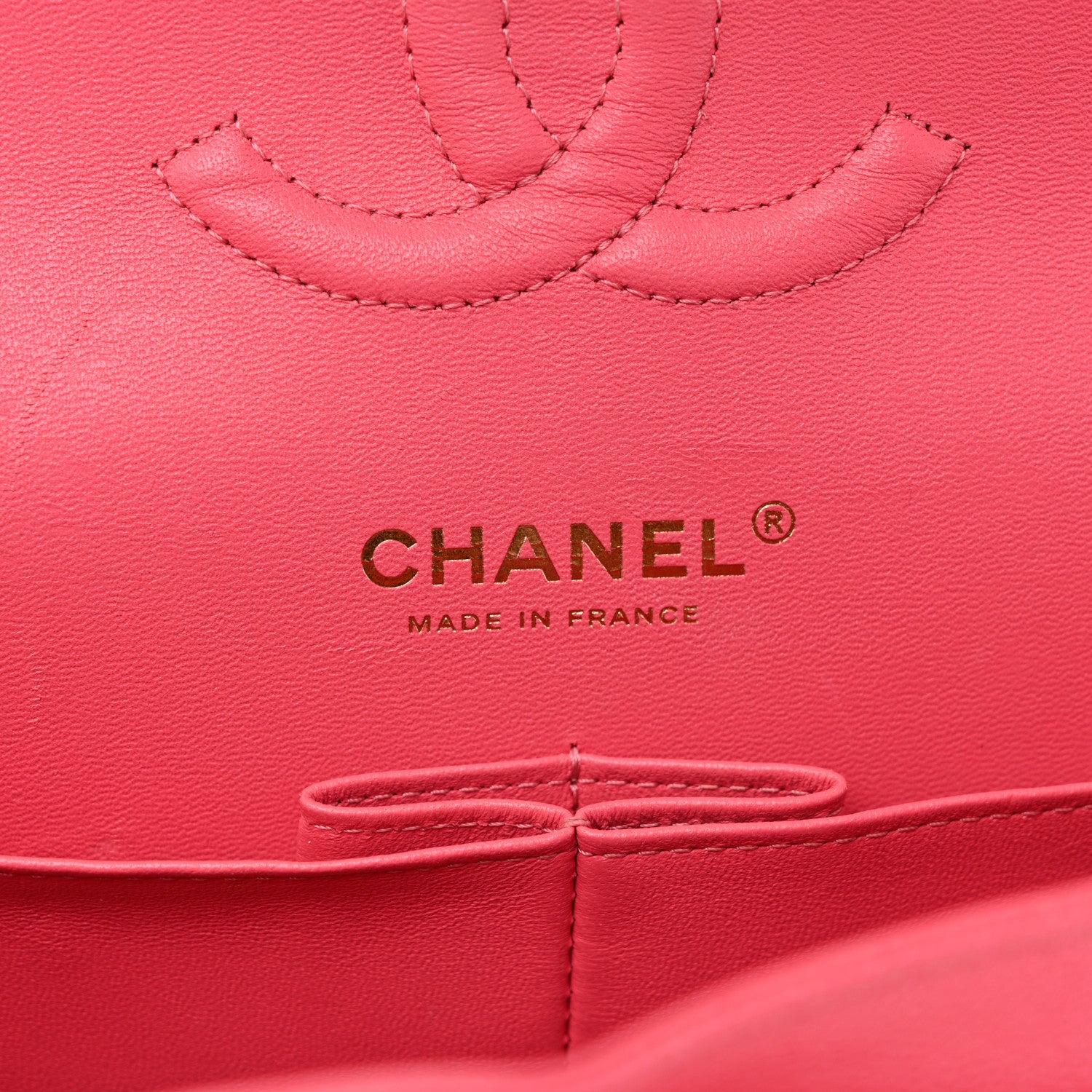 Chanel Shiny Caviar Quilted Medium Double Flap Pink 6 of 12
