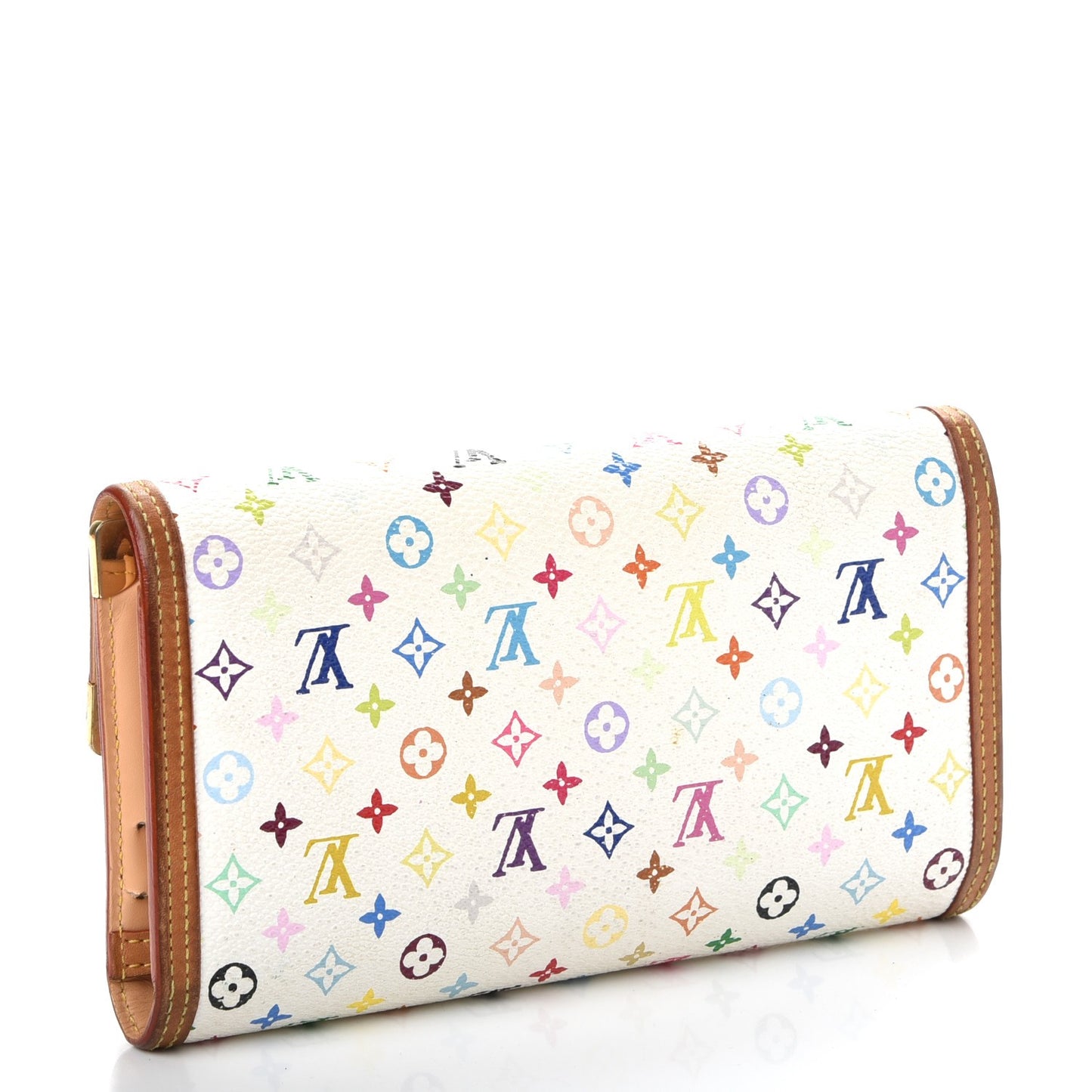 Monogram Multicolor Porte Tresor International Wallet White