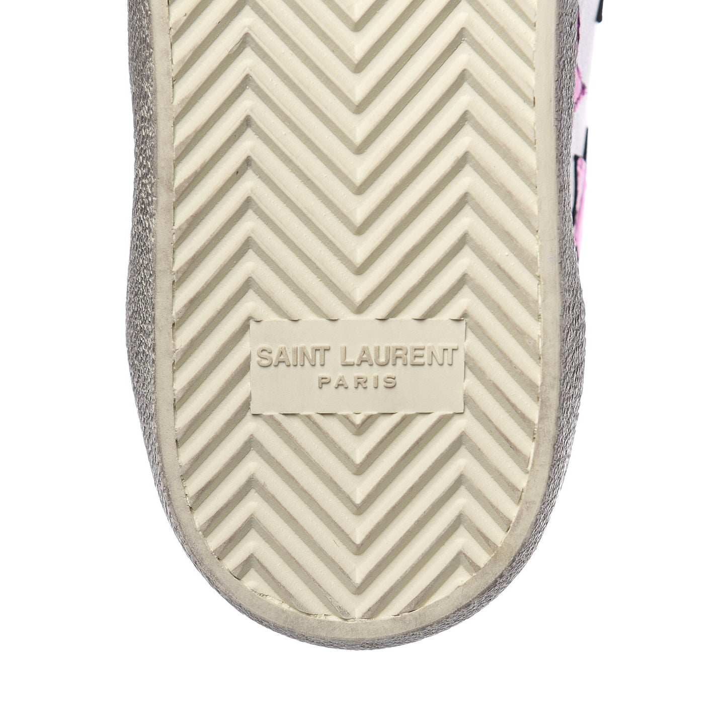 Calfskin Star Court Sneakers 39 Metallic Pink