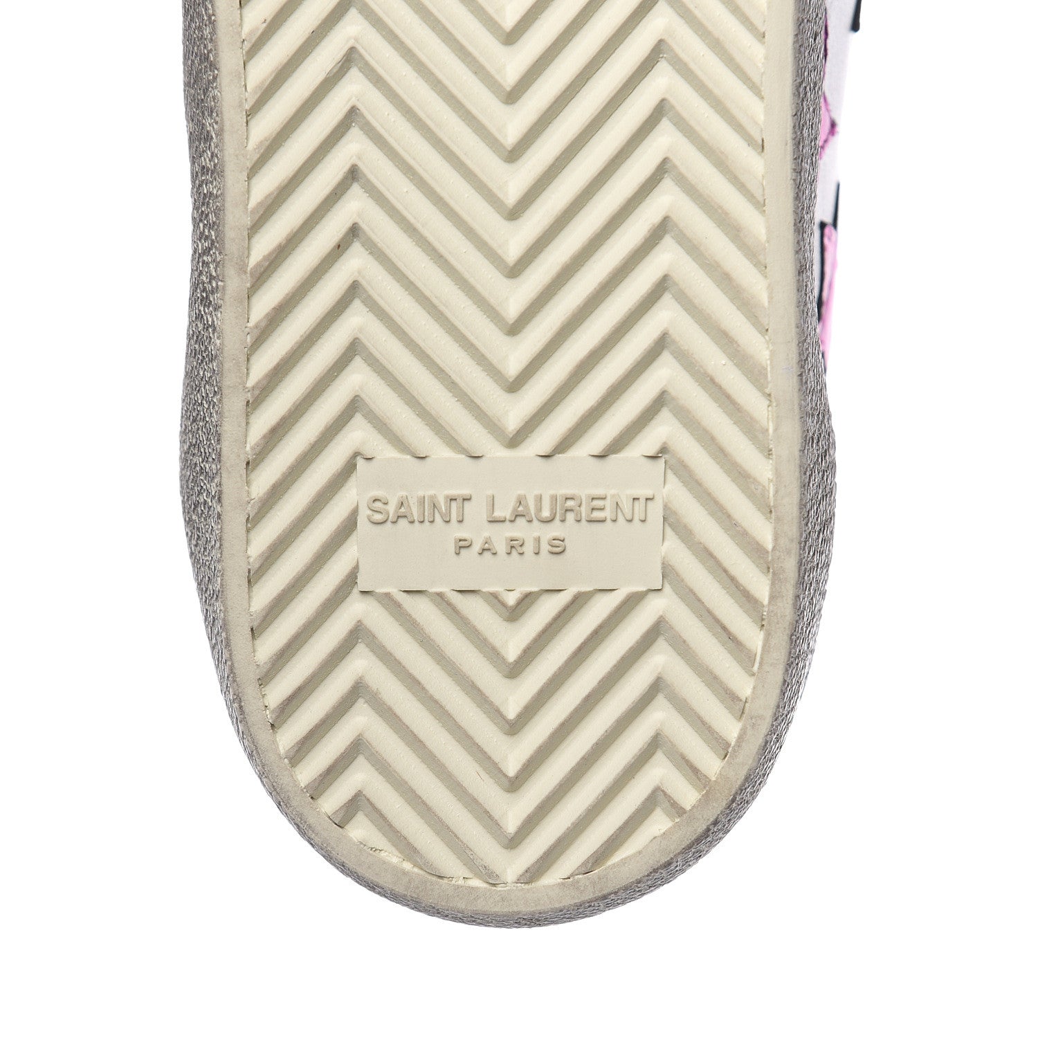 Saint Laurent Calfskin Star Court Sneakers 39 Metallic Pink 6 of 9