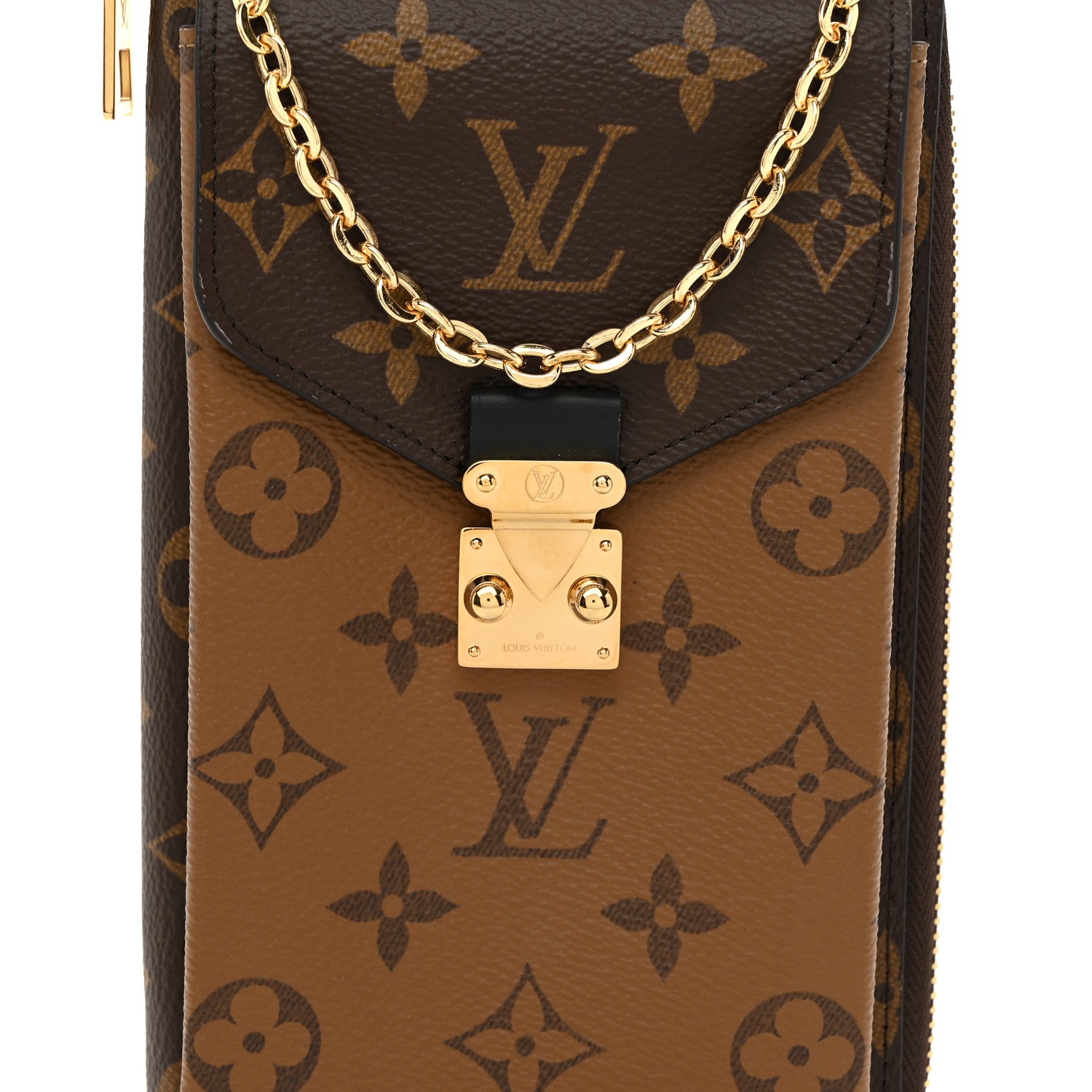 Louis Vuitton Reverse Monogram Metis Vertical Zippy Wallet 8 of 10