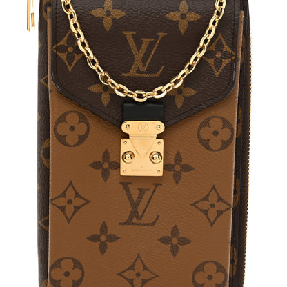 Louis Vuitton Reverse Monogram Metis Vertical Zippy Wallet 8 of 10