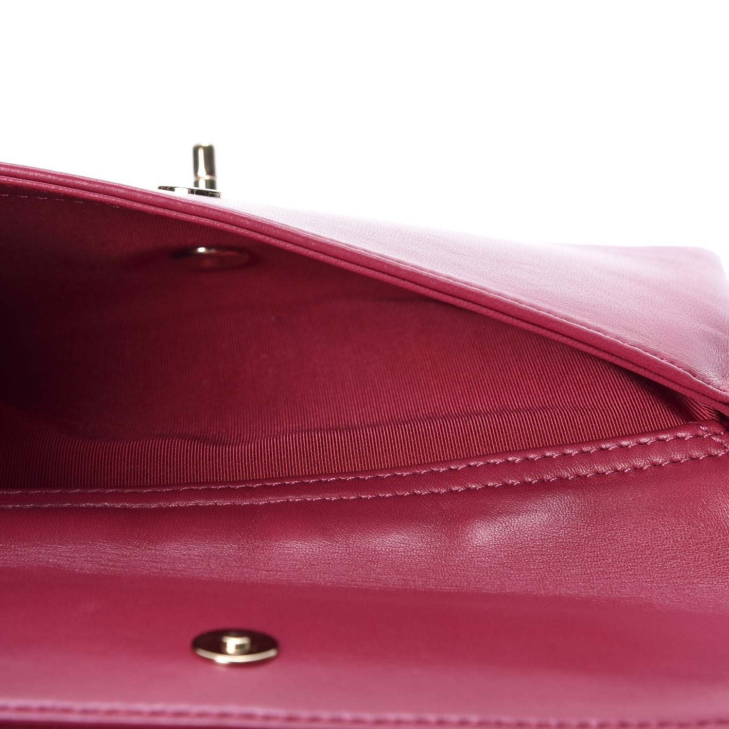 Chanel Lambskin Quilted Small Citizen Chic Flap Dark Pink 5 of 10