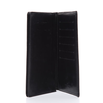 Louis Vuitton Epi Checkbook Organizer Wallet Black 5 of 10