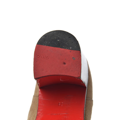 Christian Louboutin Veau Velours Otaboo 70 Chelsea Boots 39 Camel 14 of 25