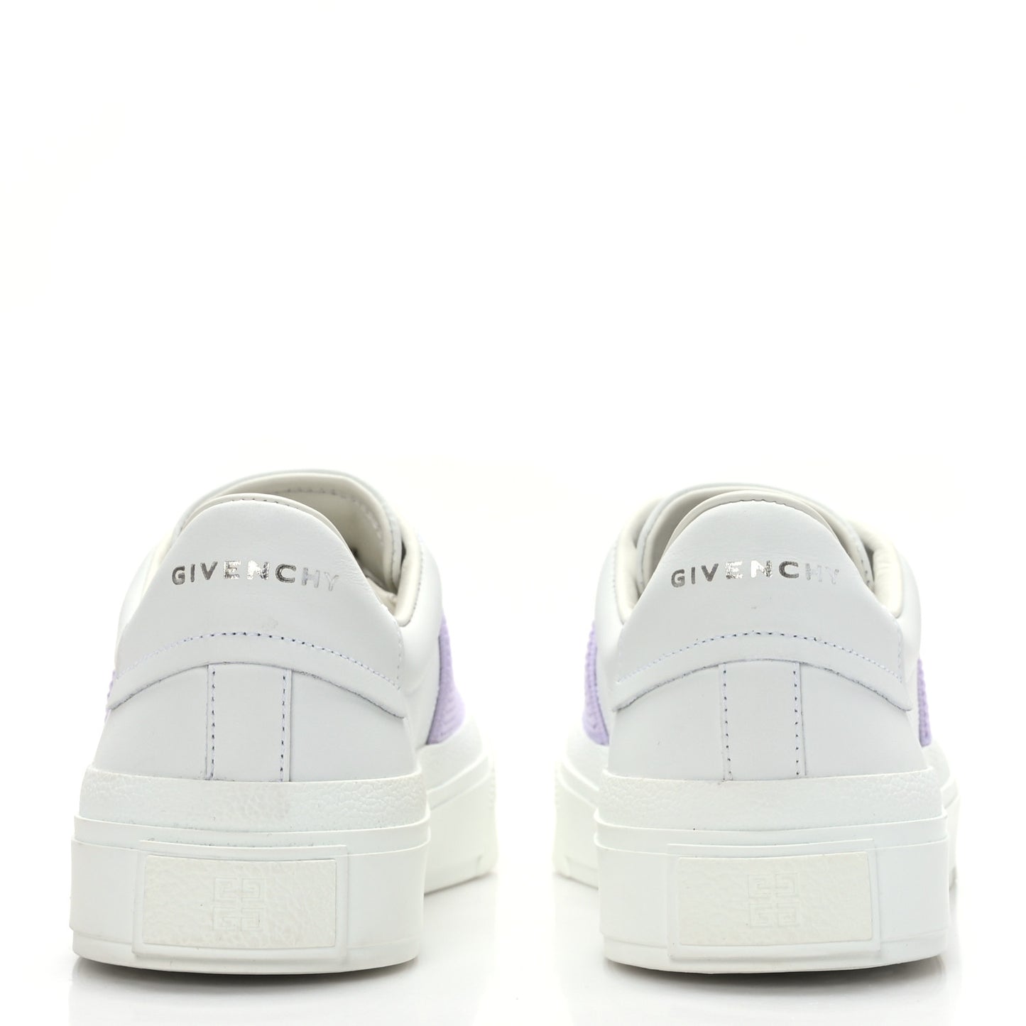 Calfskin Band Logo Womens City Sport Sneakers 36.5 Lilac