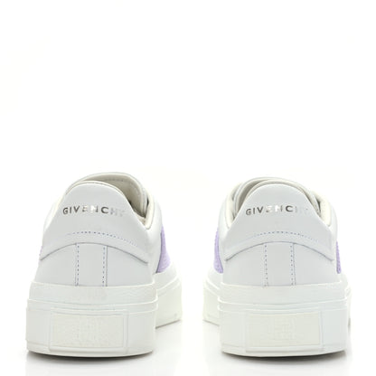 Givenchy Calfskin Band Logo Womens City Sport Sneakers 36.5 Lilac 5 of 8