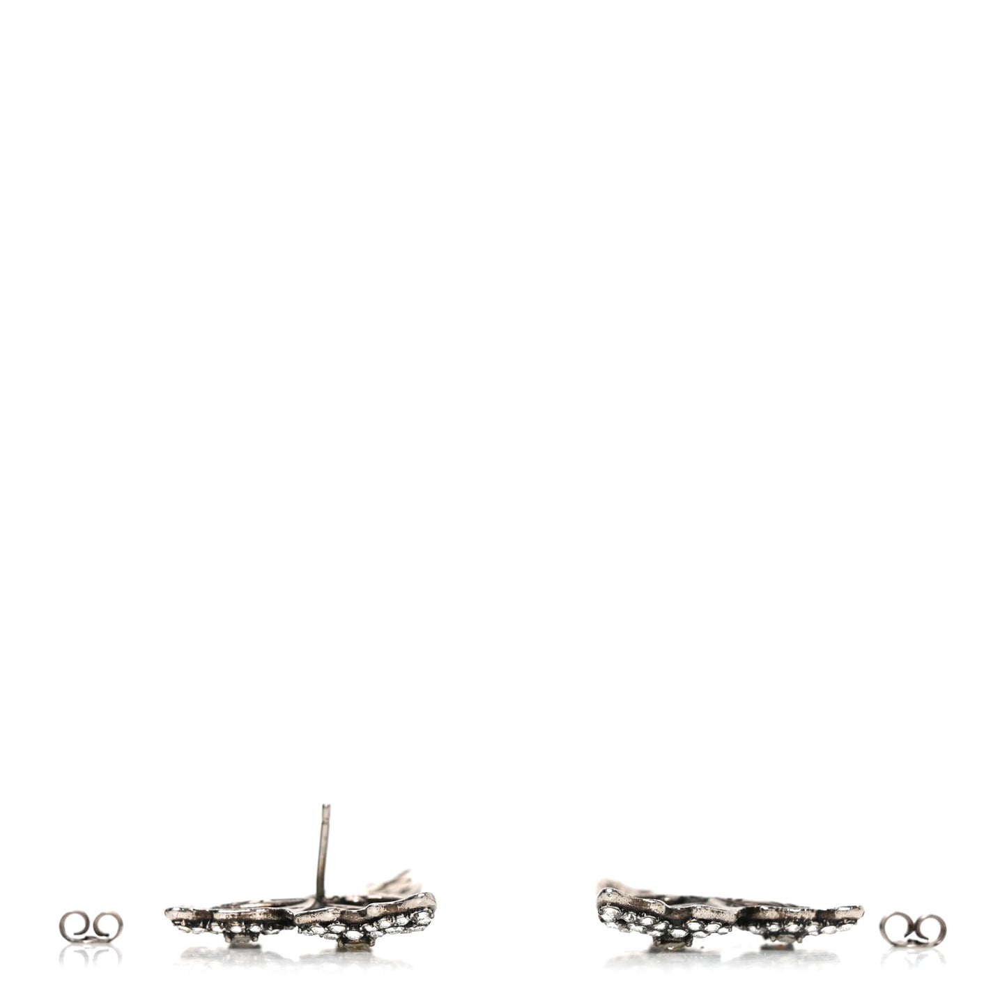 Crystal Butterfly Stud Earrings