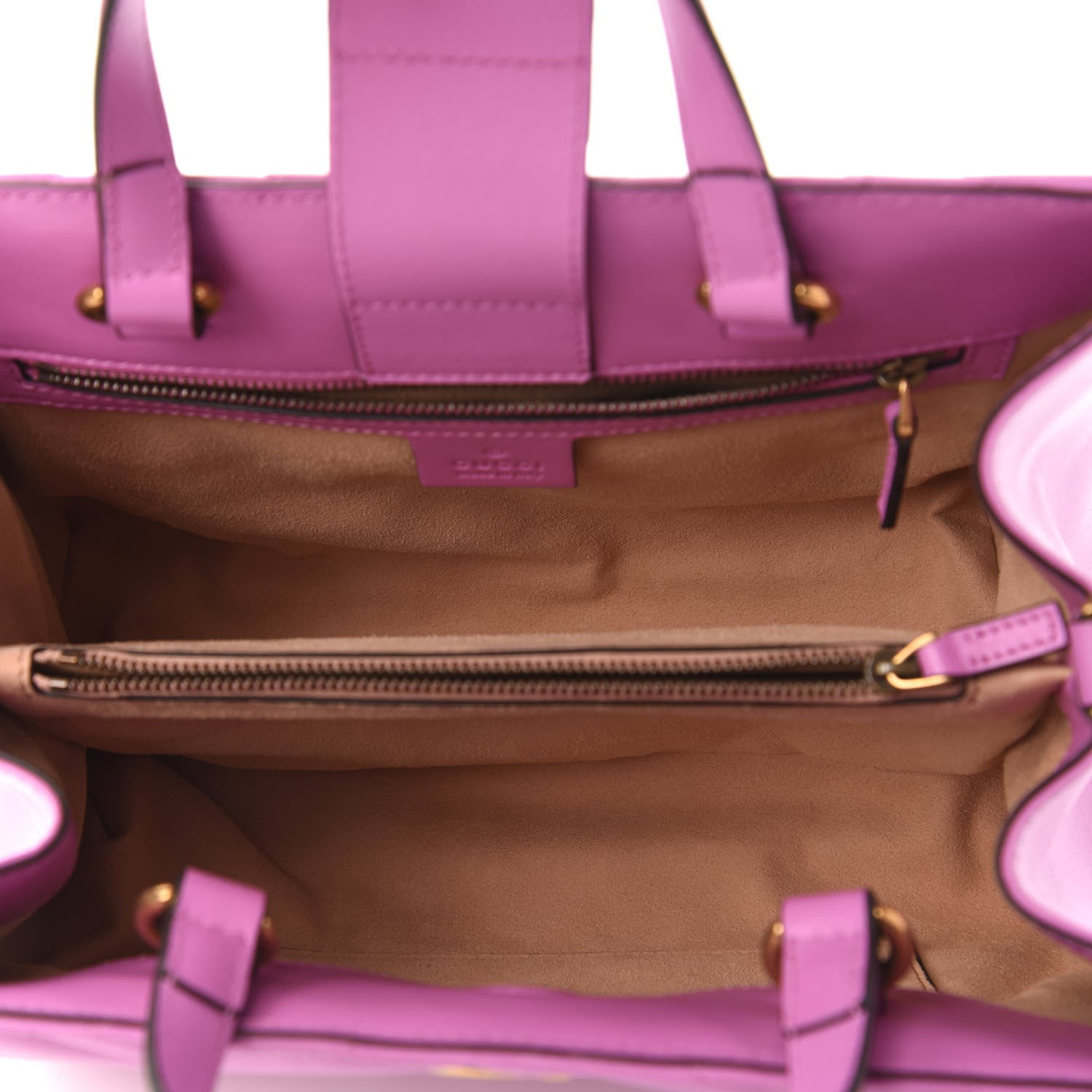 Gucci Calfskin Matelasse Small GG Marmont Tote Candy Mousse 5 of 10