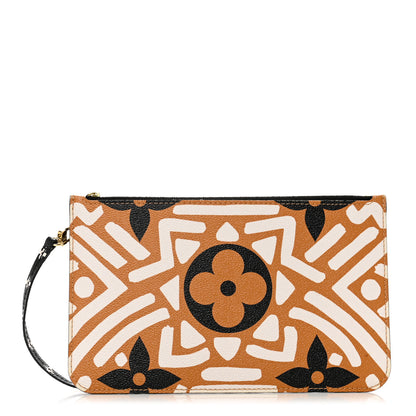 Louis Vuitton Monogram Giant Crafty Neverfull MM GM Pochette Creme Caramel 1 of 9
