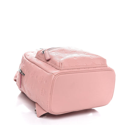 MCM Calfskin Ottomar Monogram Small Backpack Pink 4 of 9