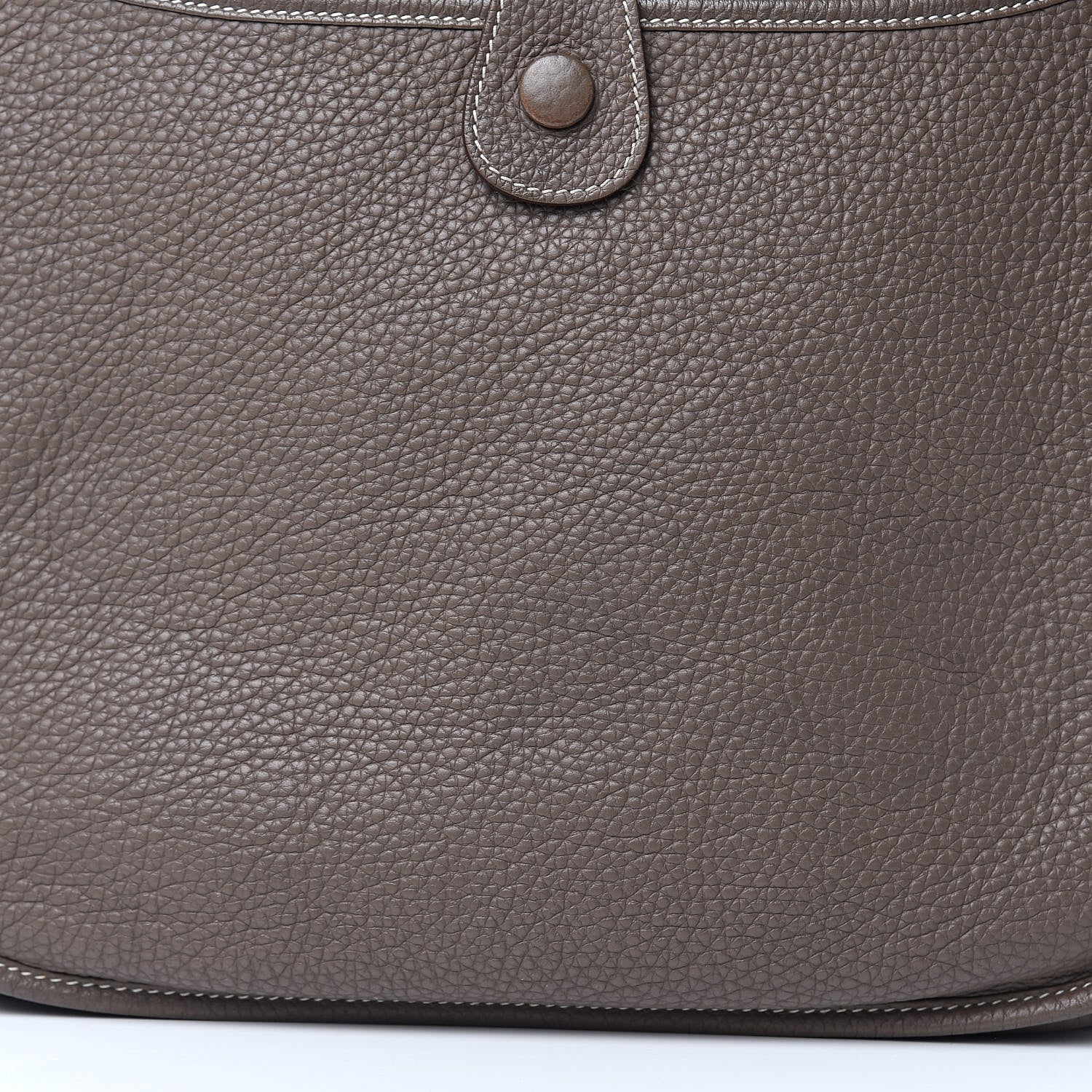 Hermes Taurillon Clemence Evelyne III PM Etoupe 13 of 14