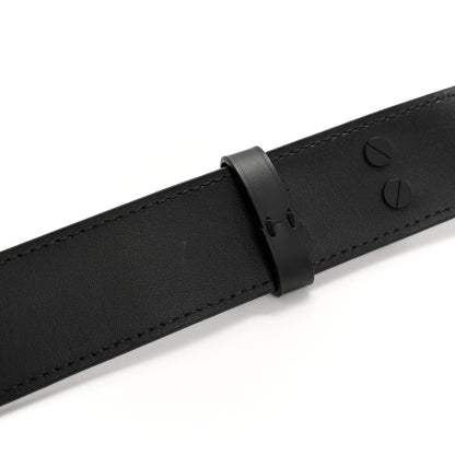 Louis Vuitton Taurillon Monogram Signature 35 MM Chain Belt 110 44 Black 8 of 9
