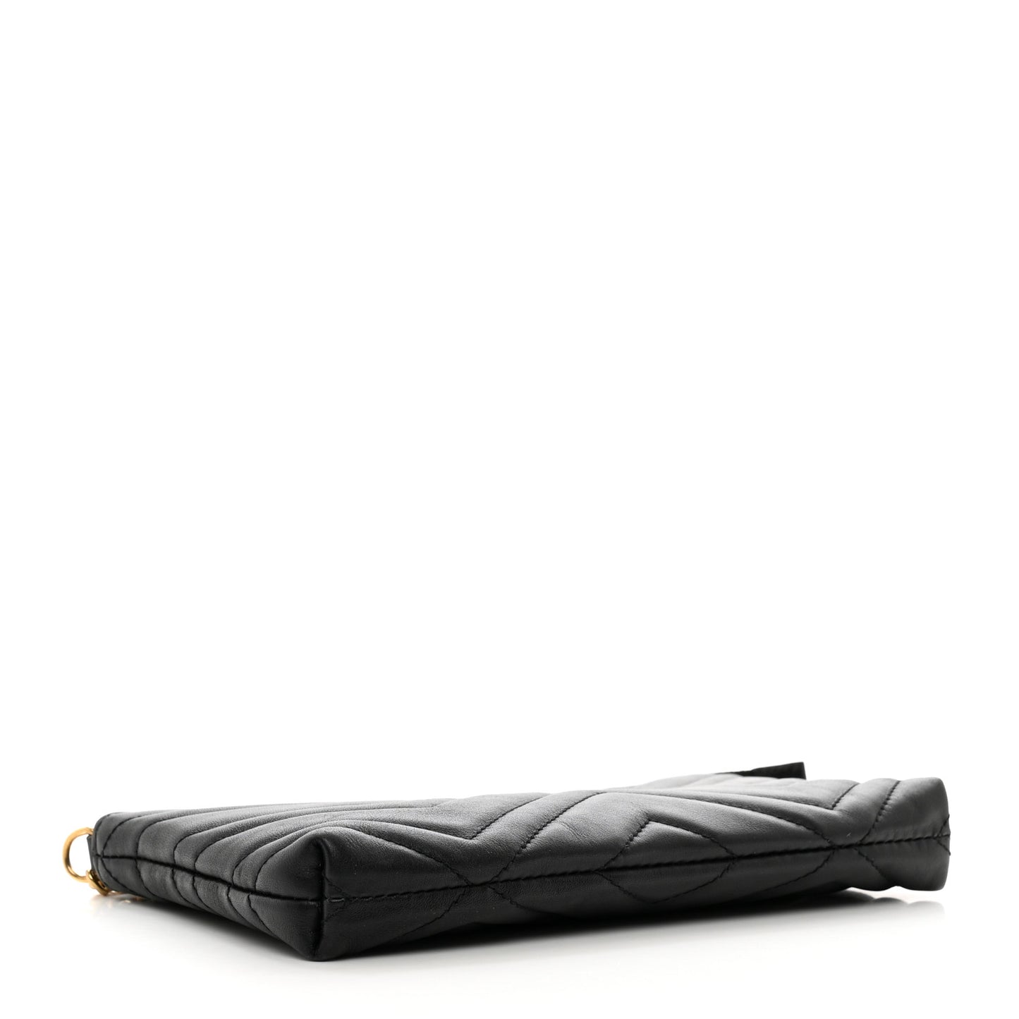 Calfskin Matelasse Mini GG Marmont Chain Bag Black