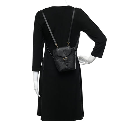 Louis Vuitton Empreinte Monogram Giant Tiny Backpack Black 2 of 9