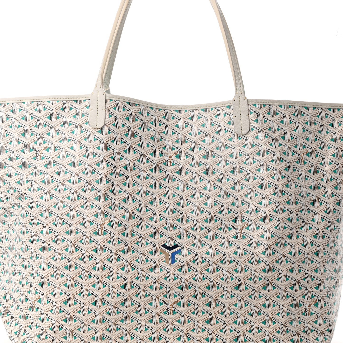 Goyardine Saint Louis Claire Voie GM White Opaline