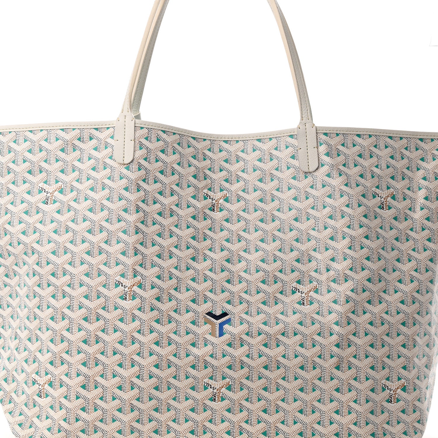 Goyard Goyardine Saint Louis Claire Voie GM White Opaline 9 of 12
