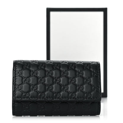 Gucci Microguccissima 6 Key Holder Case Black 9 of 9