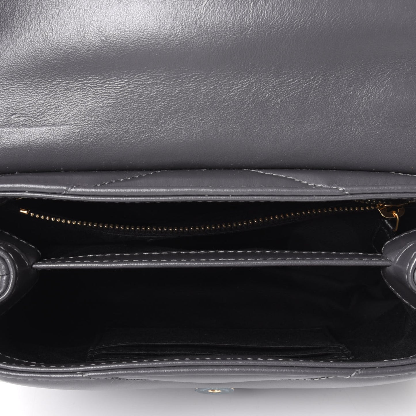 Calfskin Y Quilted Monogram Toy Loulou Crossbody Bag Storm