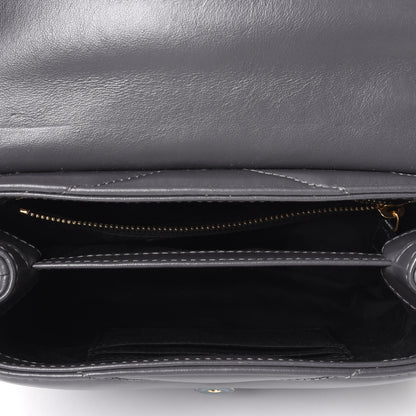 Saint Laurent Calfskin Y Quilted Monogram Toy Loulou Crossbody Bag Storm 3 of 4