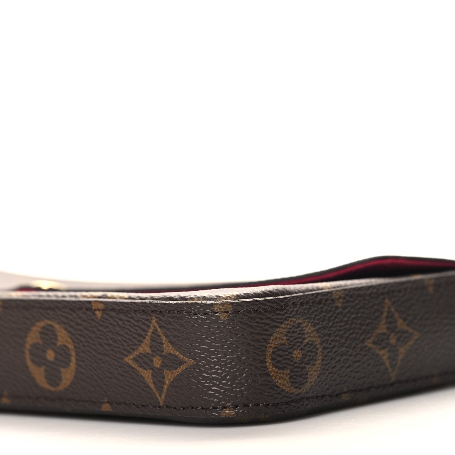 Louis Vuitton Monogram Pochette Felicie Chain Wallet Fuchsia 10 of 10