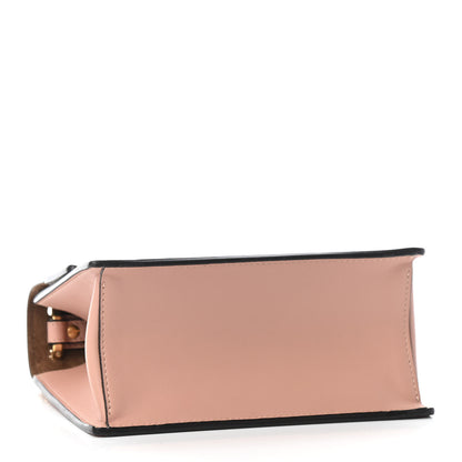 Fendi Vitello Grace Matte Small Kan U Shoulder Bag Rosa Bourbon 3 of 5