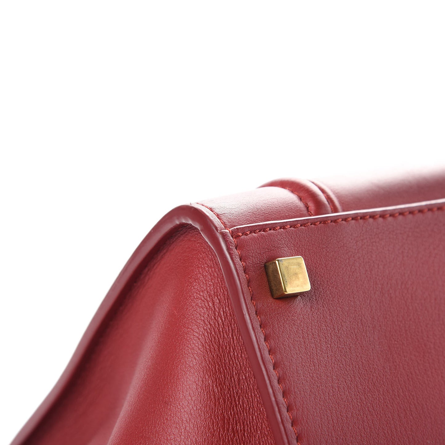 Supple Calfskin Medium Phantom Luggage Red