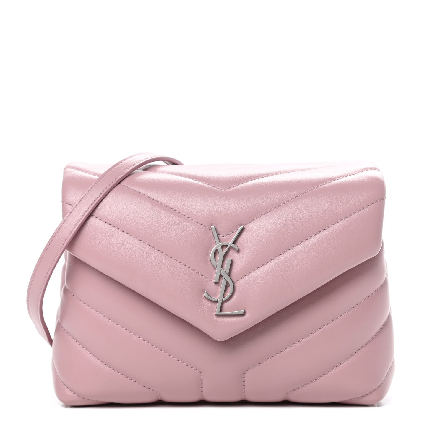 Calfskin Y Quilted Monogram Toy Loulou Crossbody Bag Tender Pink