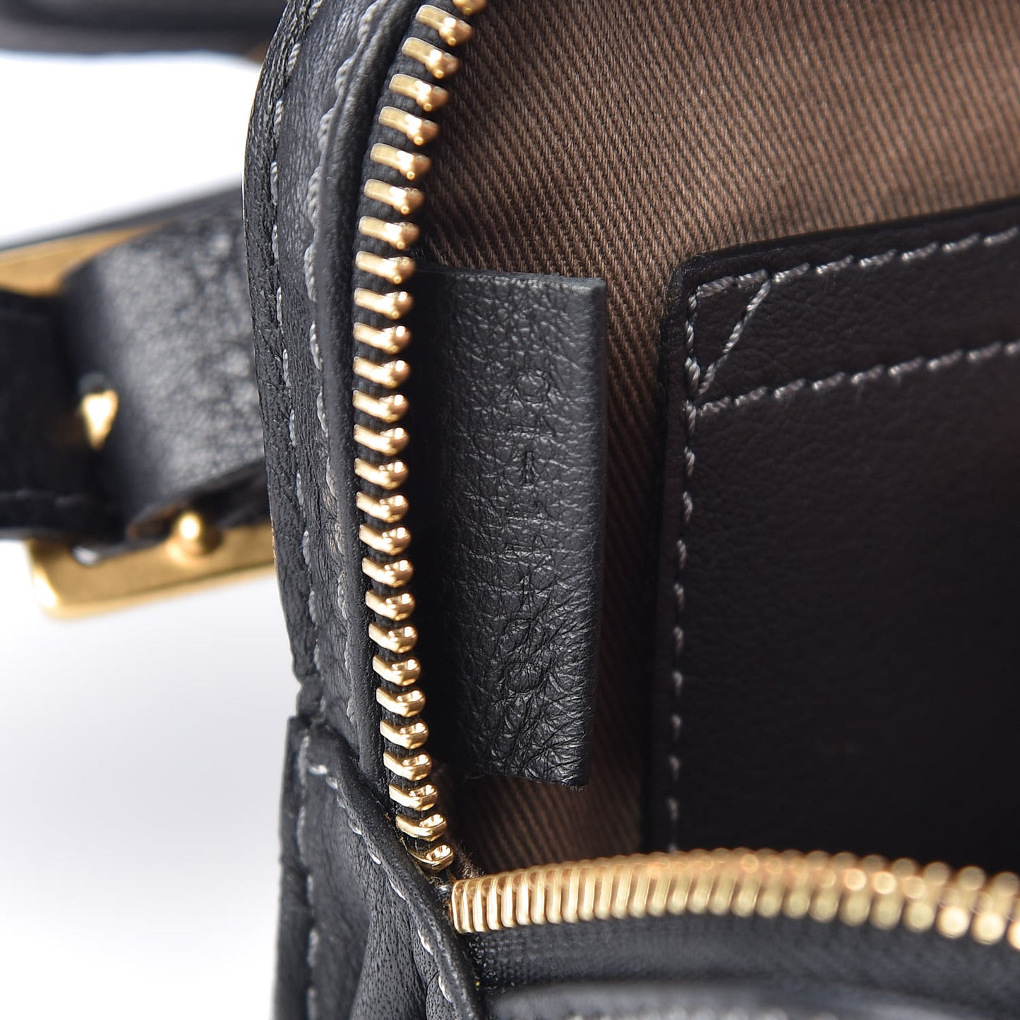 Calfskin Marcie Belt Bag Black