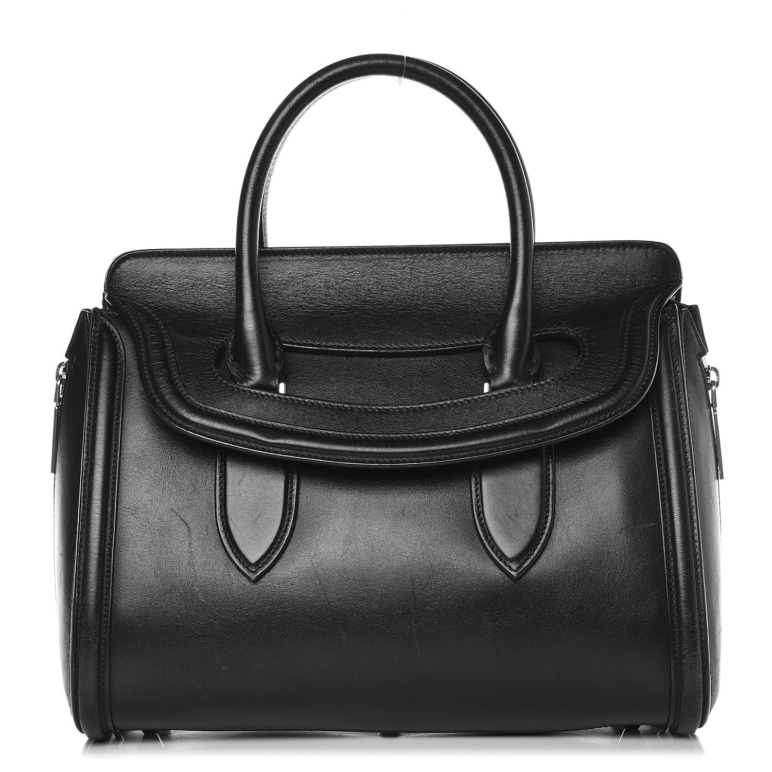 Alexander McQueen Calfskin Small Heroine Black 1 of 25