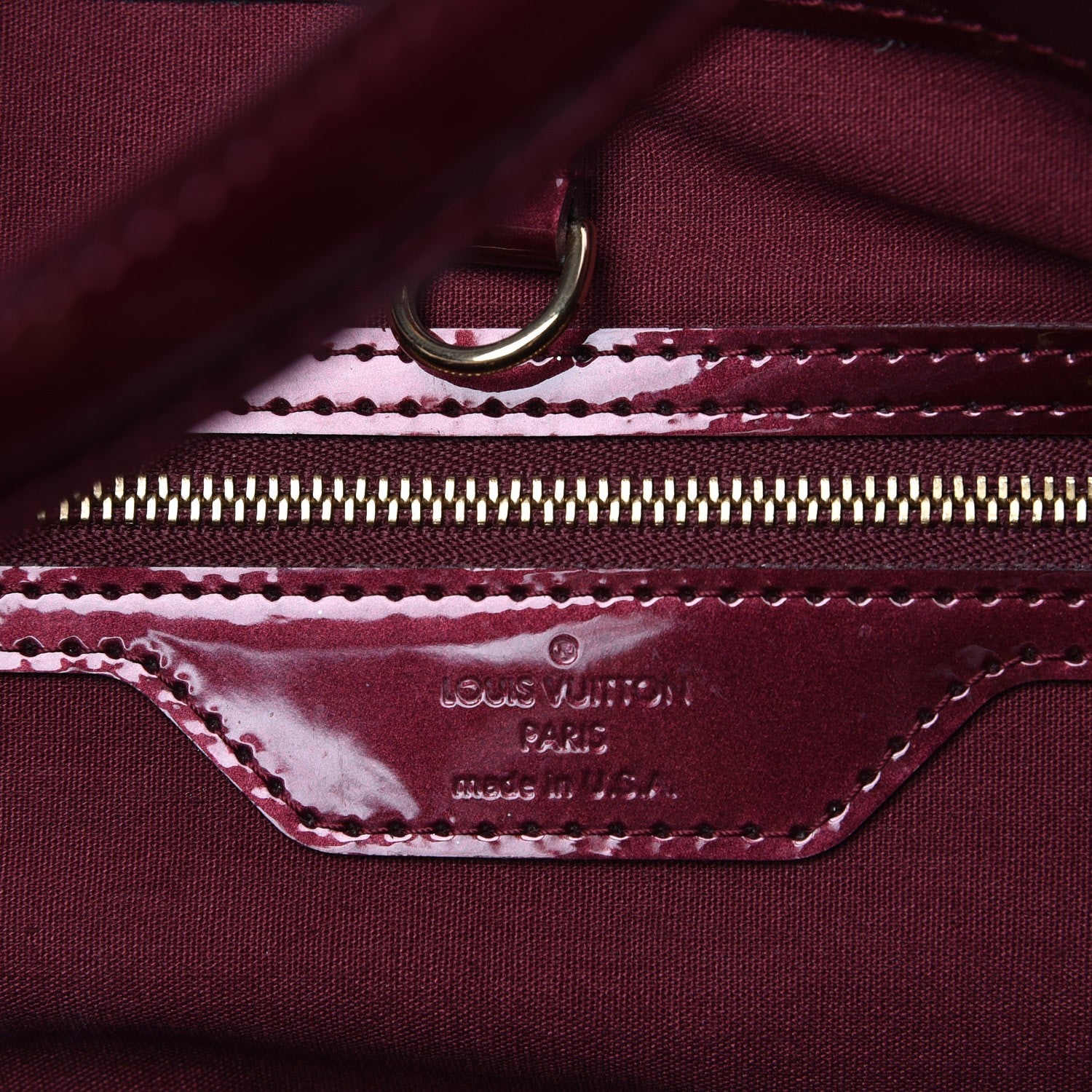 Louis Vuitton Vernis Wilshire MM Rouge Fauviste 7 of 11