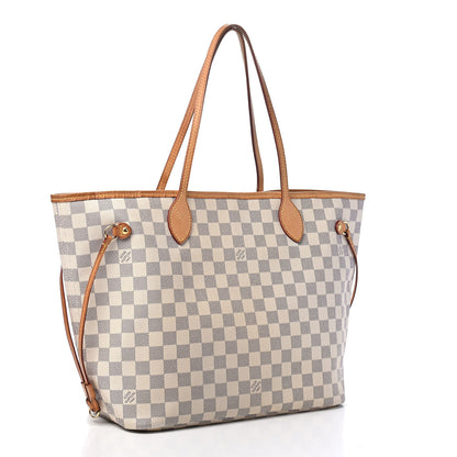 Louis Vuitton Damier Azur Neverfull MM 3 of 9