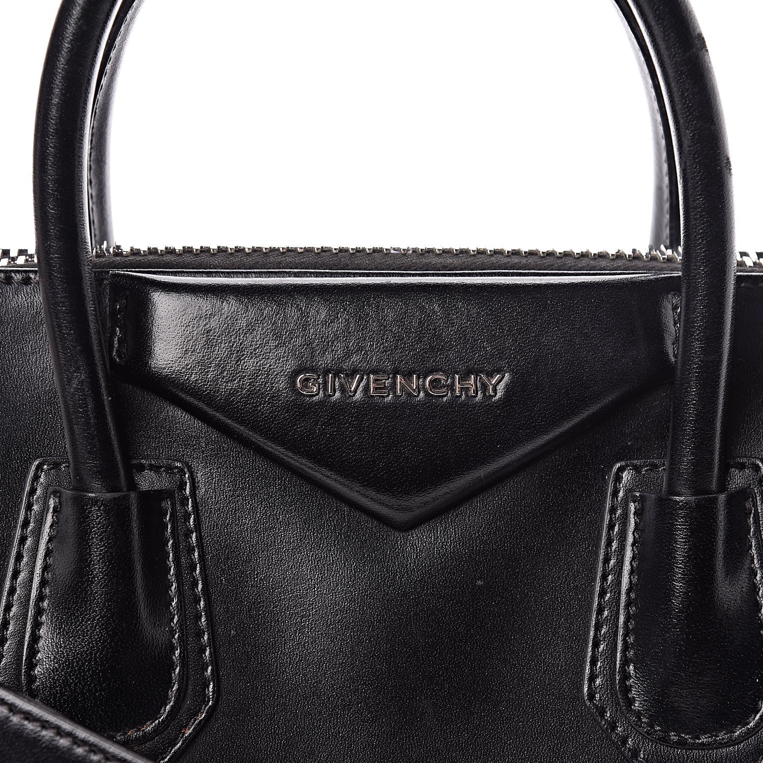 Givenchy Shiny Lord Calfskin Small Antigona Black 8 of 12