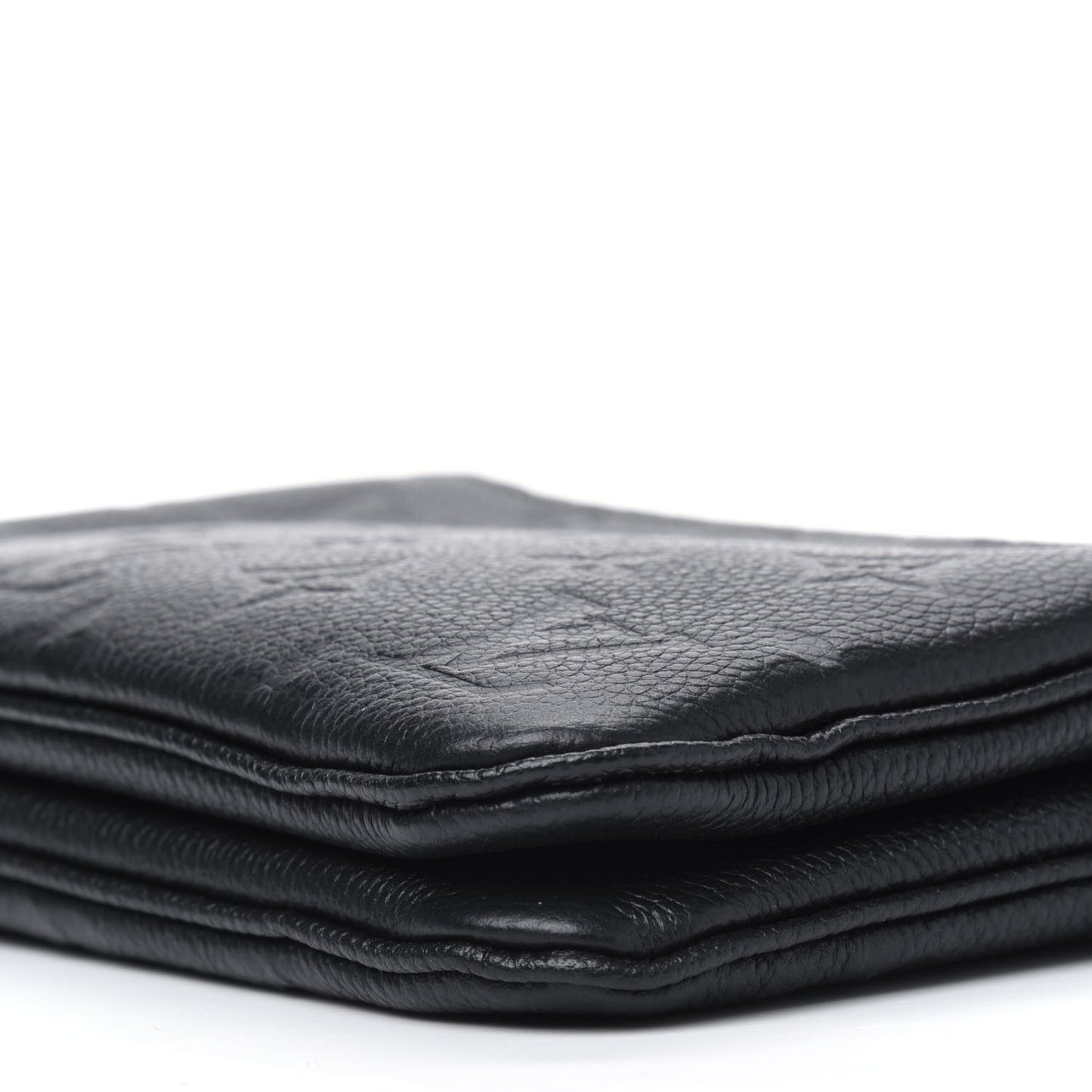 Empreinte Double Zip Pochette Black