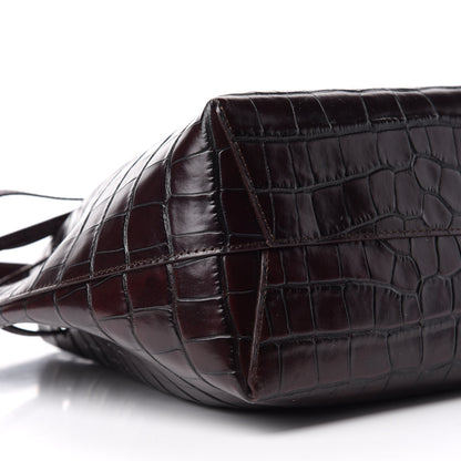 Mansur Gavriel Crocodile Embossed Mini Bucket Bag Class 6 of 10
