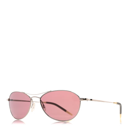 Oliver Peoples Aero Sunglasses Silver Pink 1 of 7