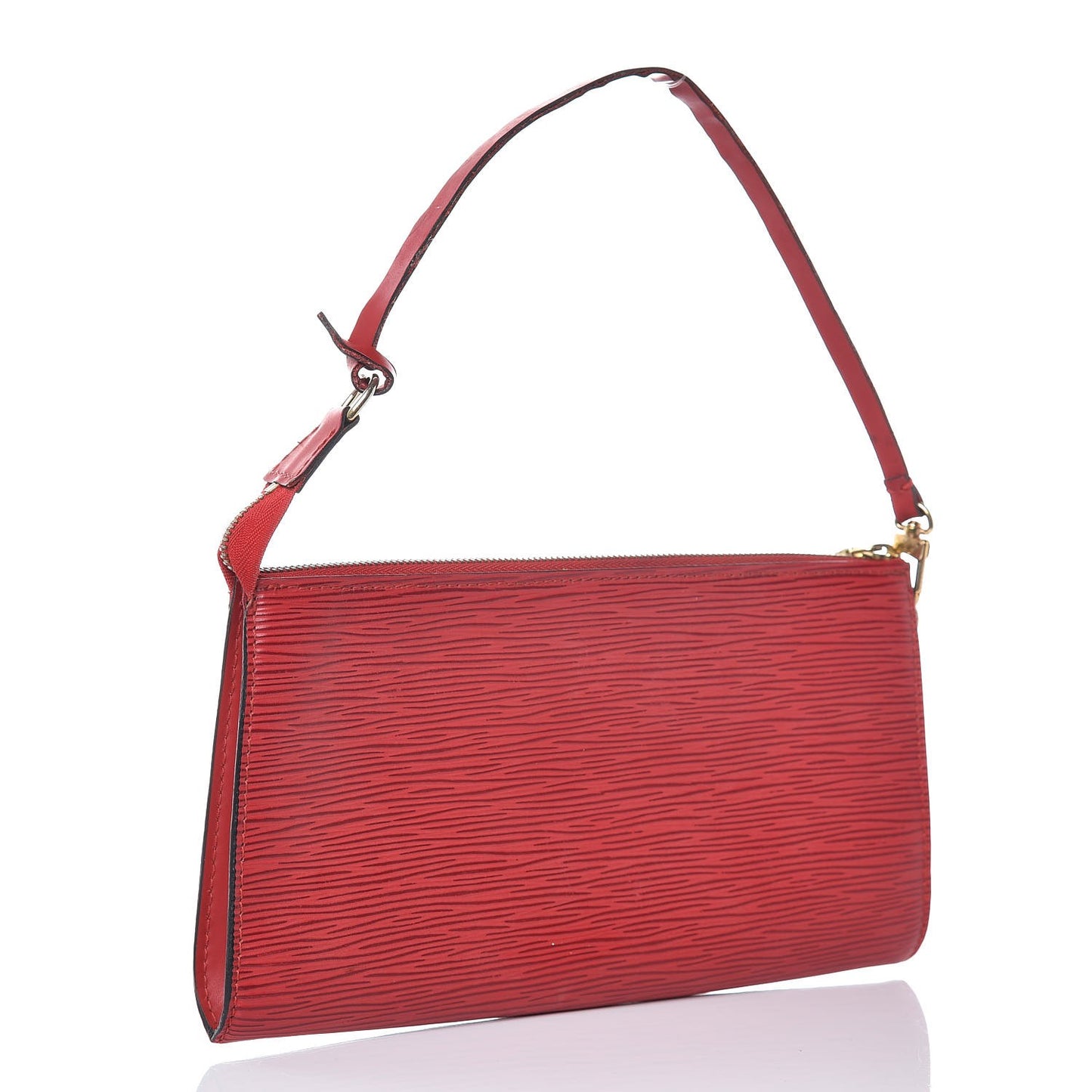 Epi Pochette Accessories 24 Castillan Red