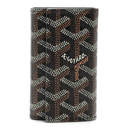 Goyard Goyardine Saint Michel 6 Key Holder Black 1 of 8