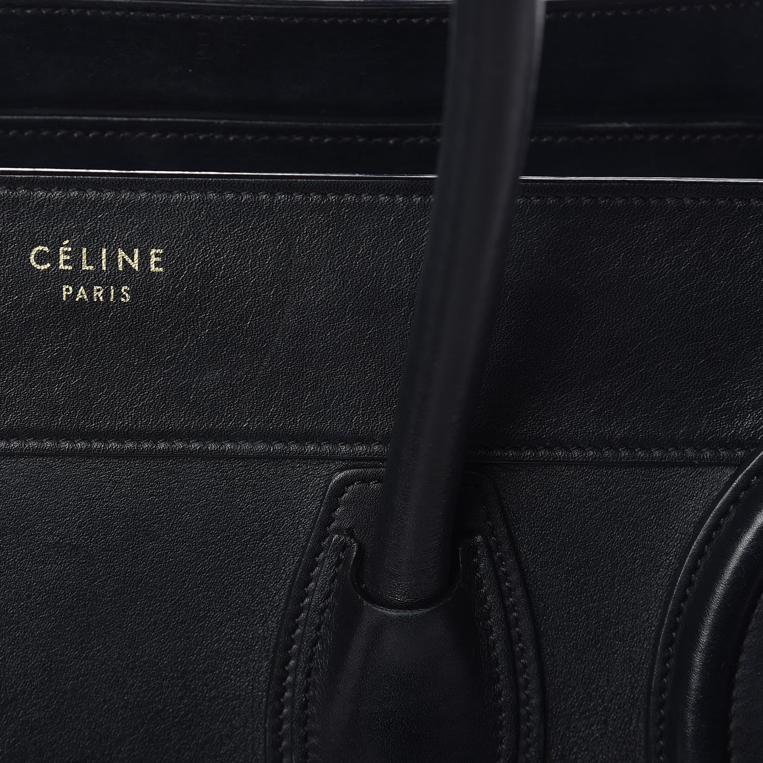Celine Smooth Calfskin Mini Luggage Black 14 of 28