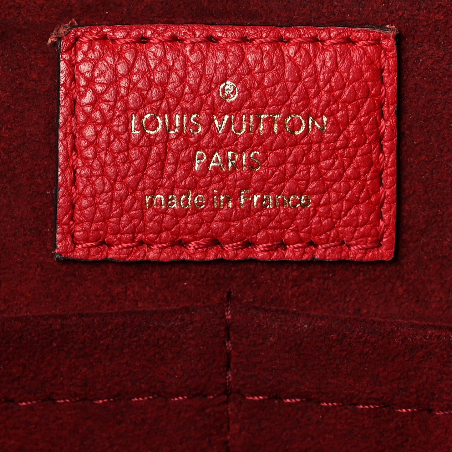 Calfskin Monogram Kimono Tote Cherry