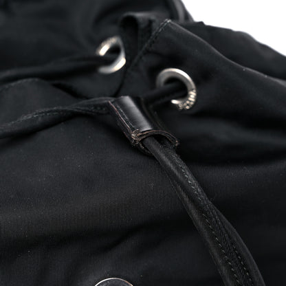 Prada Nylon Vela Medium Backpack Black 10 of 14