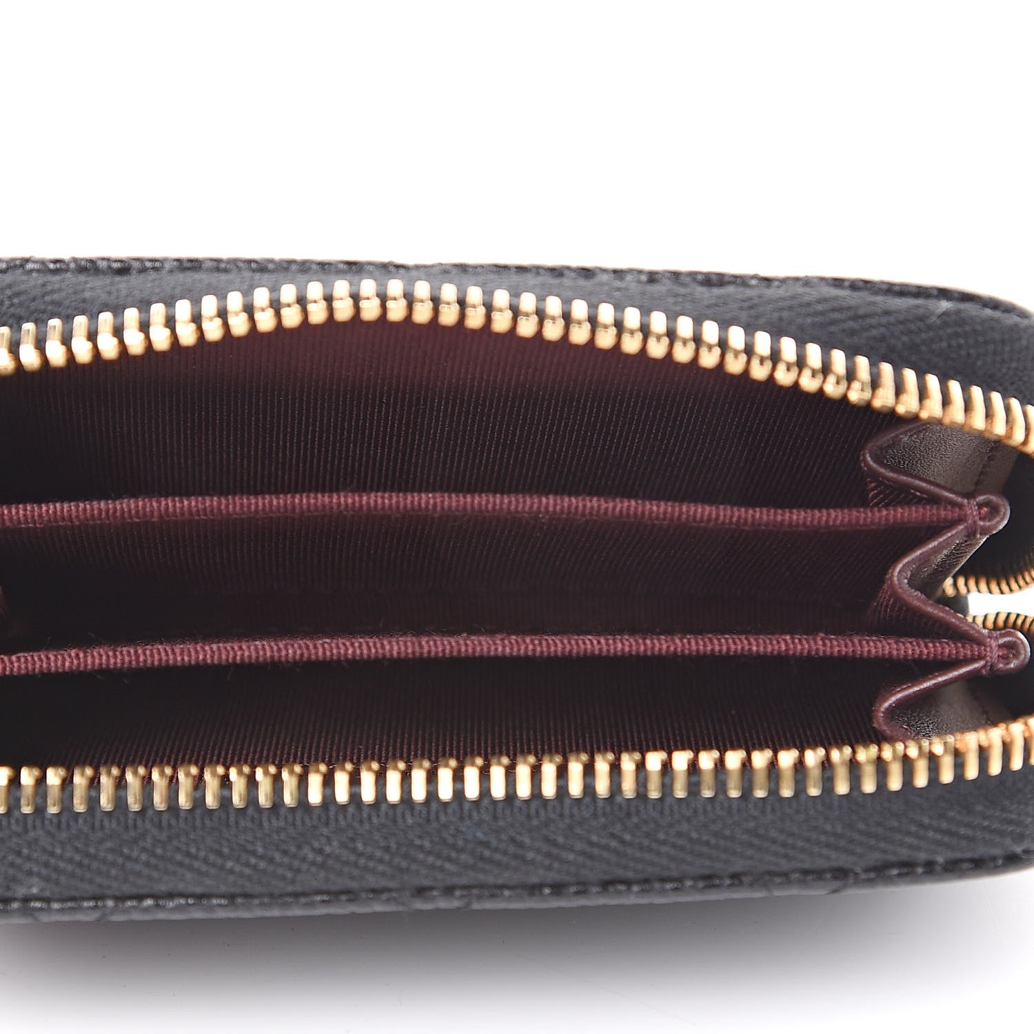 Chanel Caviar Quilted Zip Coin Purse Black 5 of 8