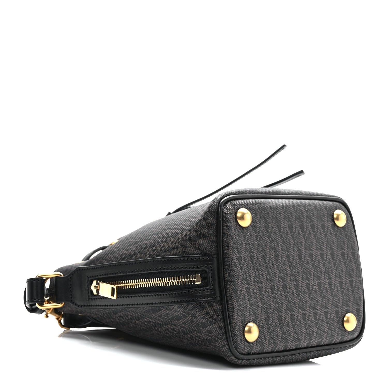 Saint Laurent Toile Classic Monogram Emmanuelle Bucket Bag Black 3 of 8