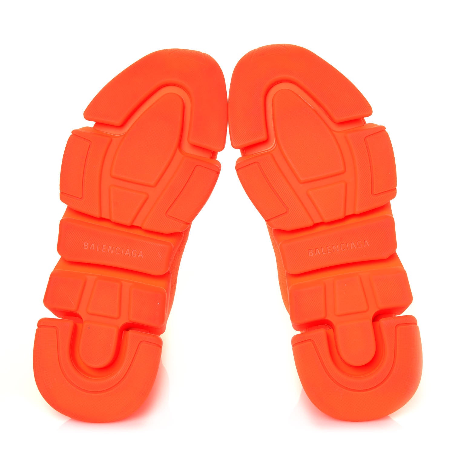 Balenciaga Technical 3D Recycled Knit Mens Speed 2.0 Sneakers 40 Monocolor Orange Fluo 5 of 6