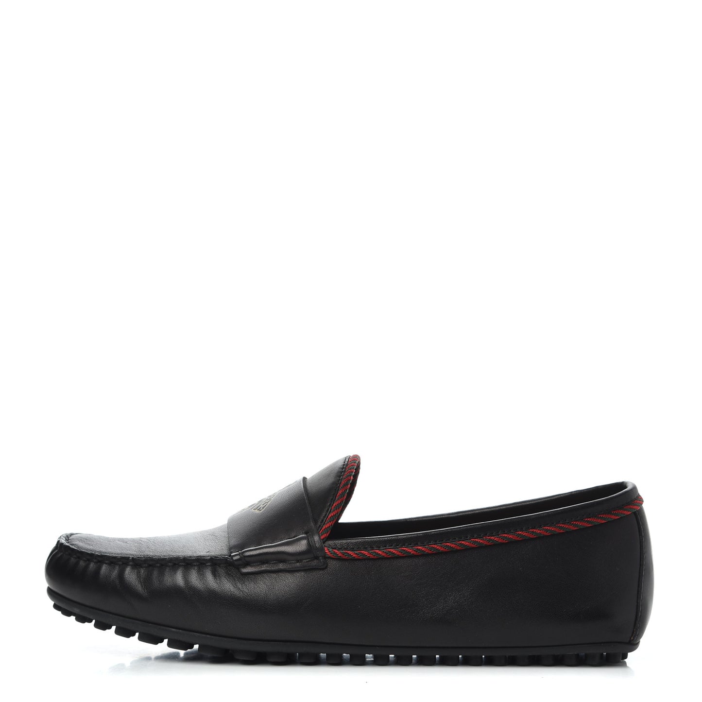 Nappa Mens Bee Driver Loafers 9.5 Black