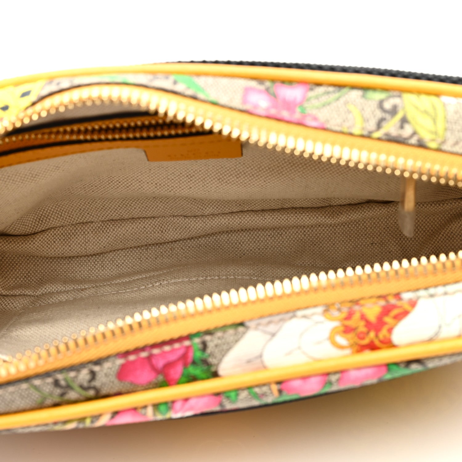 Gucci GG Supreme Monogram Flora Medium Ophidia Belt Bag Beige Multicolor Crop 5 of 10