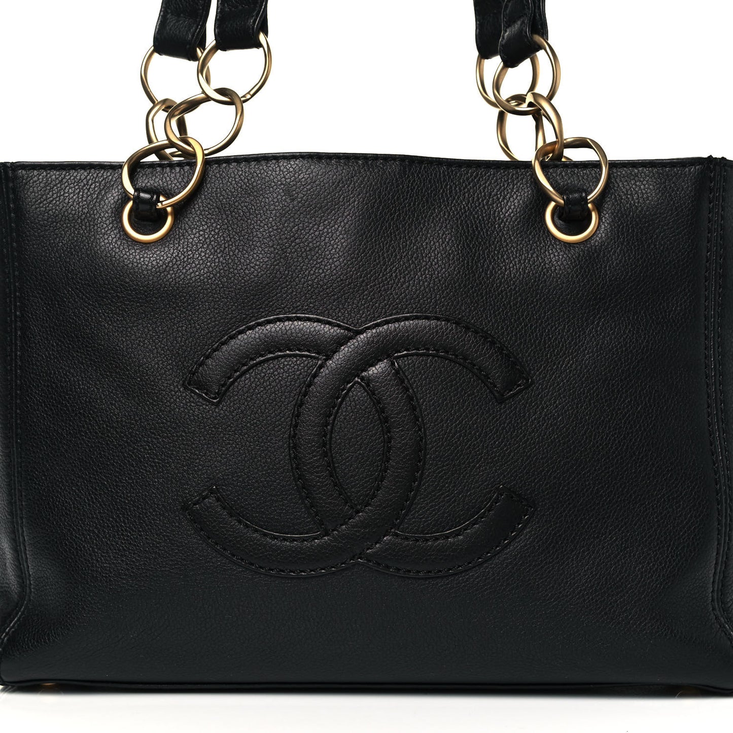 Caviar CC Shoulder Bag Black